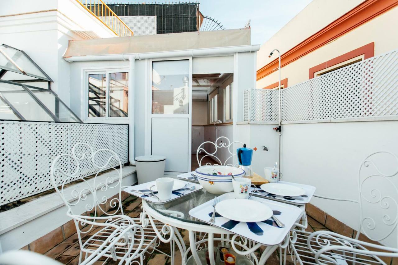 Bright Duplex W/ Terrace Sevilha Exterior foto